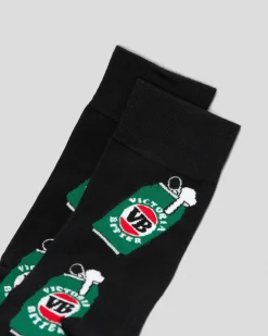 FOOT-IES VB Cans Socks Black Discount