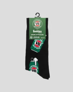 FOOT-IES VB Cans Socks Black Discount