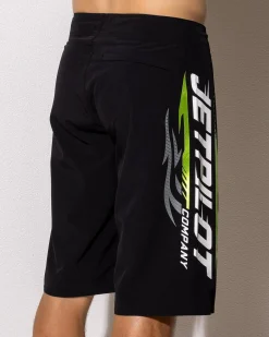 Jetpilot Velocity Board Shorts Black/green