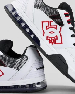 DC Shoes Versatile Shoes White/black/red Clearance