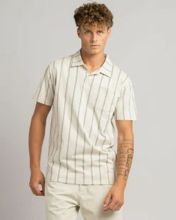 Skylark Verta Polo Shirt Oatmeal/green Online
