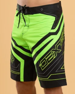 Dexter Vertex Board Shorts Black/green Best