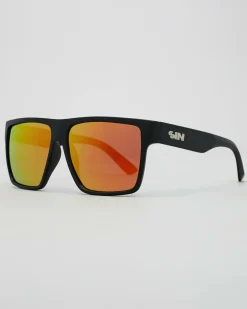 Sin Eyewear Vespa II Polarised Sunglasses Matte Black/red Online