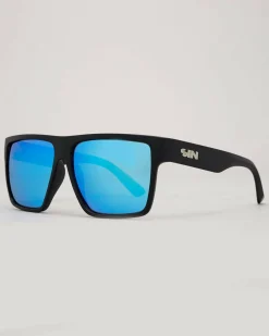 Sin Eyewear Vespa II Sunglasses Black/ Blue Best