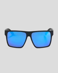 Sin Eyewear Vespa II XL Polarised Sunglasses Rubber Black/ Blue Sale