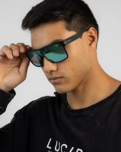 Lucid Via Monte Sunglasses Matte Black / Gold Sale