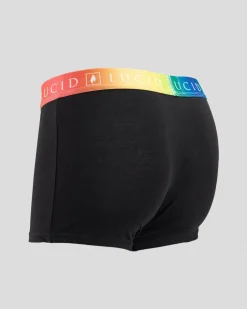 Lucid Vibrant Fitted Boxer Shorts Black Sale