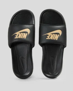 Nike Victori One Slides Black/metallic Gold-black Outlet