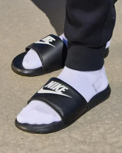 Nike Victori One Slides Black/white-black