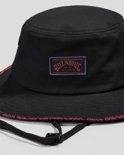 Billabong Vintage Arch Boonie Hat Black Sale