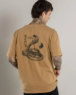 RVCA Viper VA T-Shirt Camel Discount