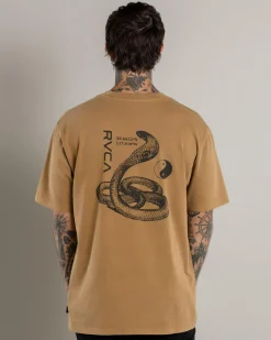 RVCA Viper VA T-Shirt Camel Discount