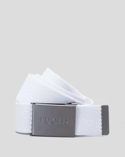 Lucid Viper Web Belt White/silver Discount