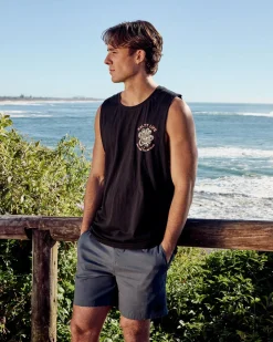 Salty Life Vision Elastic Waist Shorts Blue Online