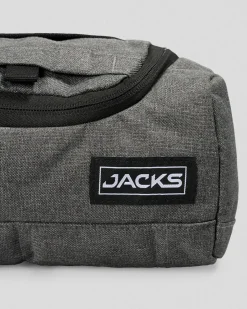 Jacks Vital Toiletry Bag Black Heather