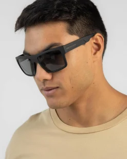 Carve Volley XL Polarised Sunglasses Matte Black / Grey Polar