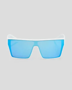 Carve Voodoo Polarised Sunglasses Matt White/ Blue Iridium