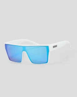 Carve Voodoo Polarised Sunglasses Matt White/ Blue Iridium
