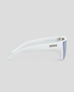 Carve Voodoo Polarised Sunglasses Matt White/ Blue Iridium