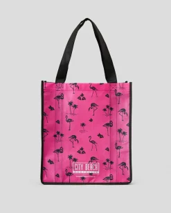 City Beach Voyage Eco Bag Pink Outlet