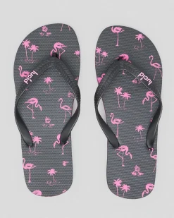Lucid Voyage Thongs Black/pink Outlet