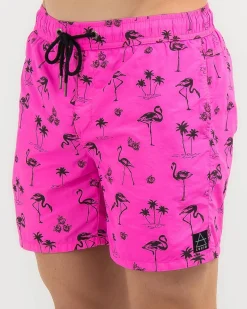 Lucid Voyager Elastic Waist Shorts Pink