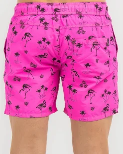 Lucid Voyager Elastic Waist Shorts Pink