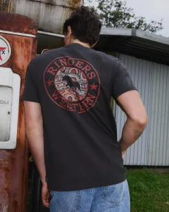 Ringers Western Walkabout Warrior T-Shirt Charcoal Outlet