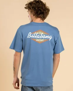 Billabong Walled Regular T-Shirt Carolina Blue Hot