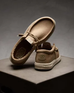 HEYDUDE Wally Canvas Shoes Tan Sale