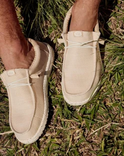 HEYDUDE Wally Stretch Sox Shoes Irish Cream/egret Best