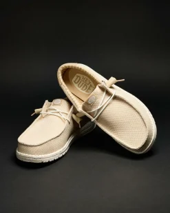 HEYDUDE Wally Stretch Sox Shoes Irish Cream/egret Best