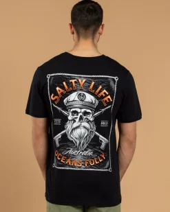 Salty Life Warhead T-Shirt Black Sale