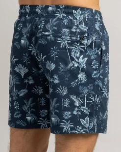 Jacks Wasteland Elastic Waist Shorts Navy Online