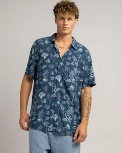 Jacks Wasteland Short Sleeve Shirt Navy Online