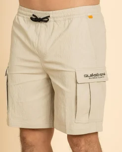 Quiksilver Watermans Cargo 19 Shorts Cloudy Gray Hot