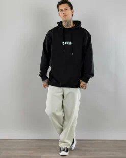 Carve Waves Hoodie Black Outlet