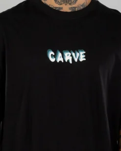 Carve Waves T-Shirt Black Sale