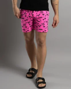 Lucid Wayfinder Elastic Waist Shorts Bright Pink Discount