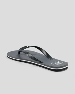 Lucid Wedge Thongs Grey/black/white Sale
