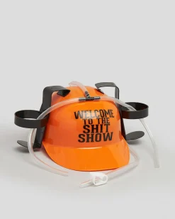 Get It Now Welcome to the Sh*t Show Drinking Hat Orange New