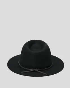 Brixton Wesley Felt Hat Black Hot