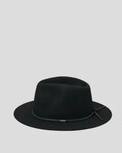 Brixton Wesley Felt Hat Black Hot