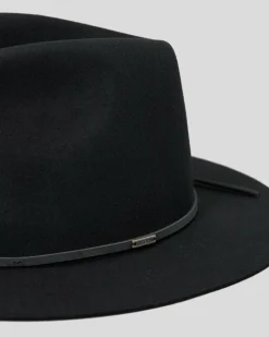 Brixton Wesley Felt Hat Black Hot