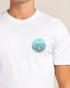 Rip Curl Wettie Passage Icon T-Shirt Optical White Outlet