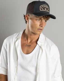 Ringers Western Wheatbelt Wool Trucker Cap Charcoal Sale