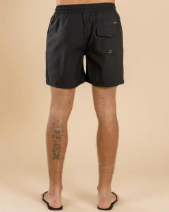 Salty Life Whirlwind Elastic Waist Shorts Black Hot