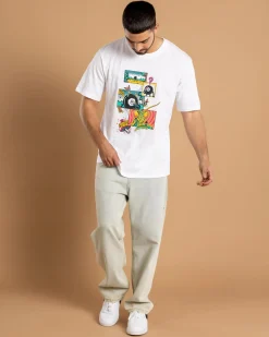 Santa Cruz Winkowski 8Ballr Comic T-Shirt White Clearance