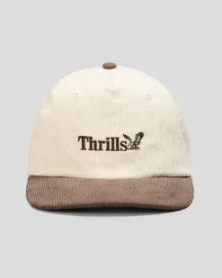 Thrills Workwear 5 Panel Cap Heritage White / Java New