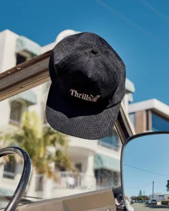 Thrills Workwear 5 Panel Cap Black Hot